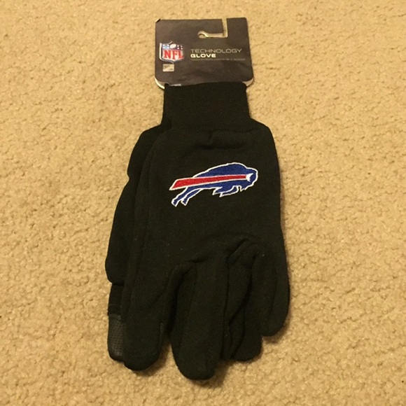 WinCraft/McArthur NFL mens Technology Touch Gloves Buffalo Bills - Picture 1 of 3